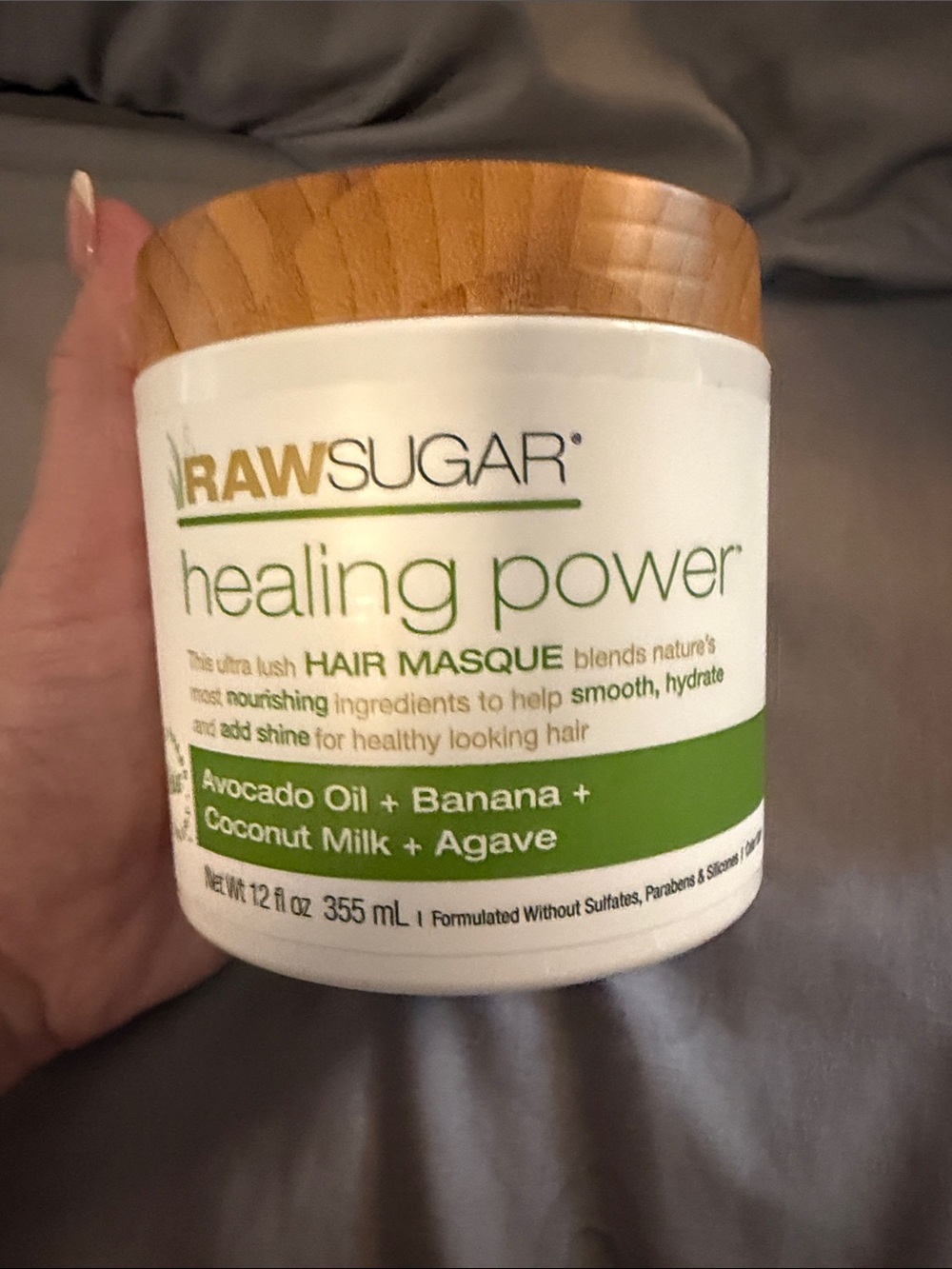 🔴 RAW SUGAR Healing Power Hair Masque